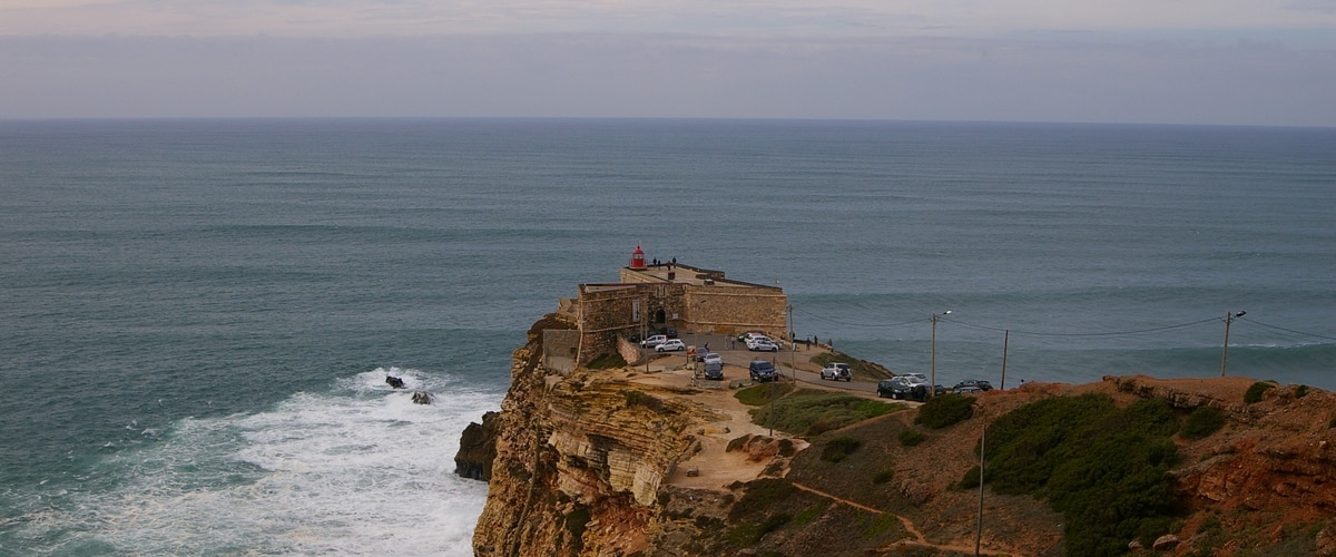 Praia do Norte in Nazaré is known for its big waves that can up to 30m