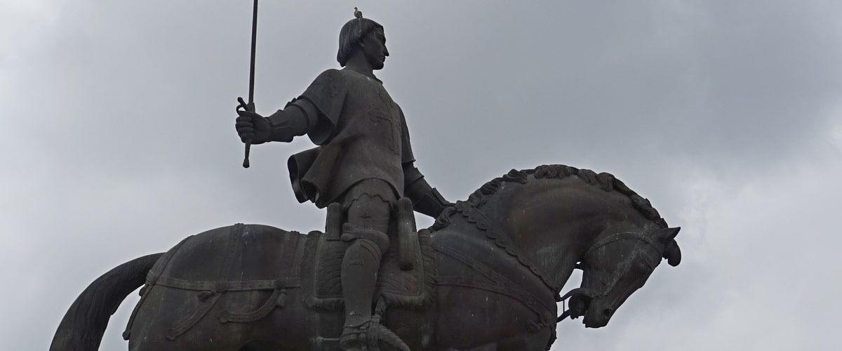 Nuno Alvares Pereira was decisive in the battle of Aljubarrota