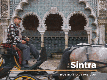 Viste Sintra numa charrete. Chique a valer