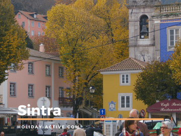 A vila de Sintra, Portugal