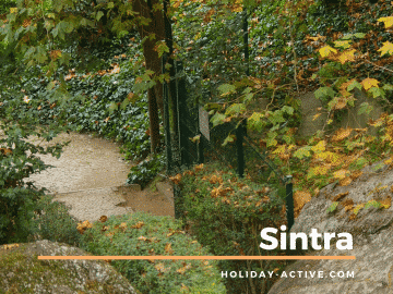 The gardens of Sintra are a refreshing spot to cool off