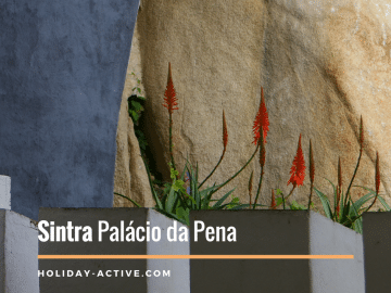 Pormenor do Palácio de Pena em Sinra, Portugal
