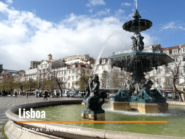 Rossio, em Lisboa. Ponto de encontro dos Lisboetas e um local de passagem quando visitar Lisboa