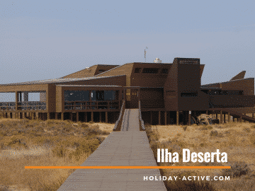 The restuarant in Ilha Deserta