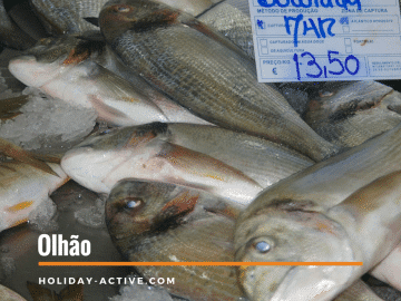resh market fish in Olhão ; Algarve