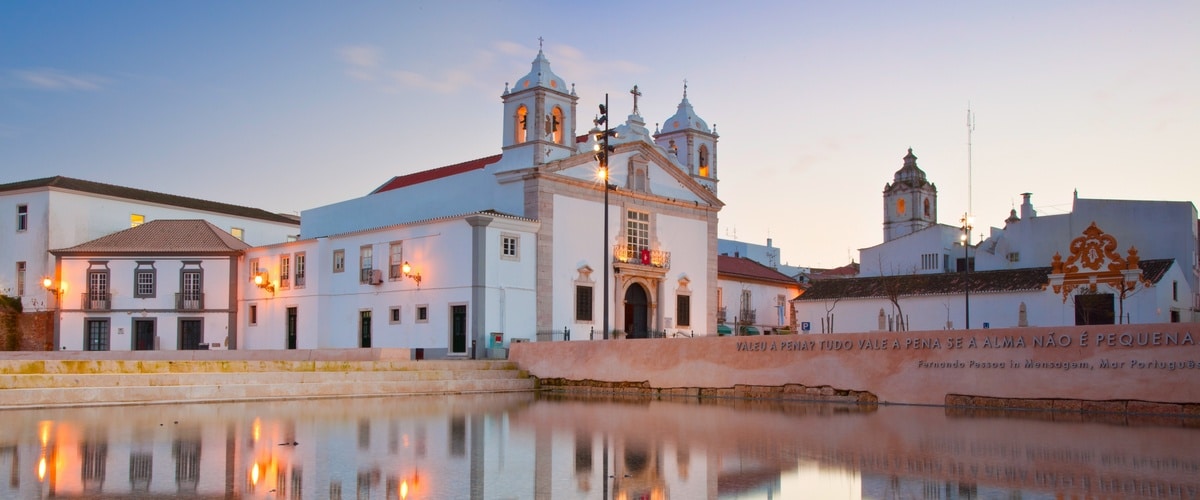The town of Lagos in the Algarve