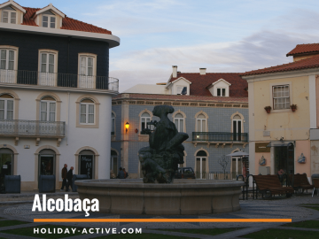 Passeie pela cidade de Alcobaça e visite as várias lojas de comercio local