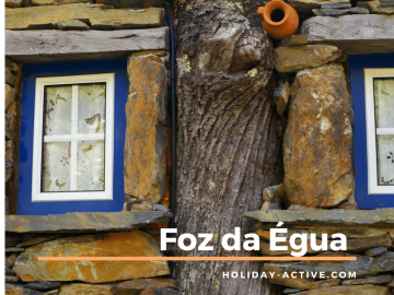 The fairy tale village of Foz da égua in Portugal