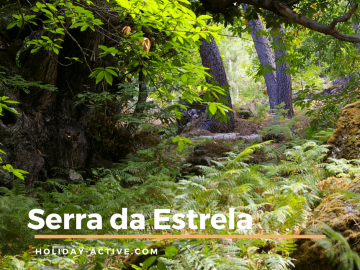 The mountains of Serra da Estrela in Portugal
