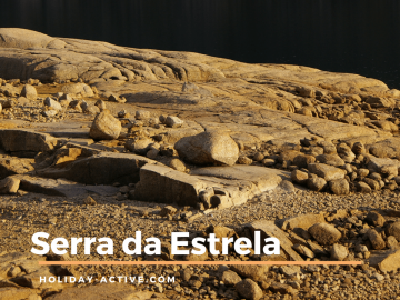 The mountains of Serra da Estrela in Portugal
