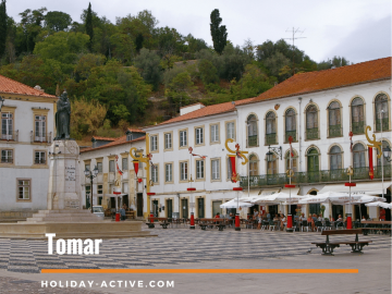 The city of Tomar main square in What to visit in Tomar, Portugal