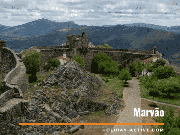 Vista do Castelo de Marvão , Portugal