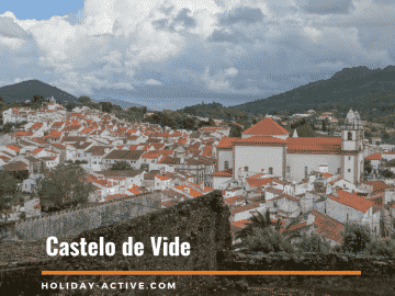 Castelo de ide panaoramic view, in Alentejo, Portugal