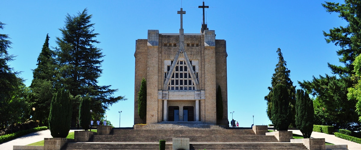 Santuário de Nossa Senhora da Penha (Shrine of Our Lady of Penha). in Guimarães Portugal