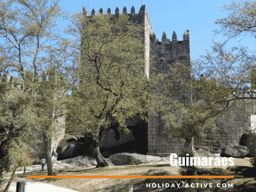 The Castle of Guimarães, in Portugal