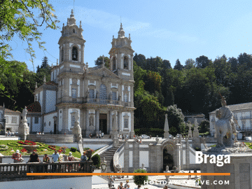 The Sanctuary of Bom Jesus do Monte, in Braga