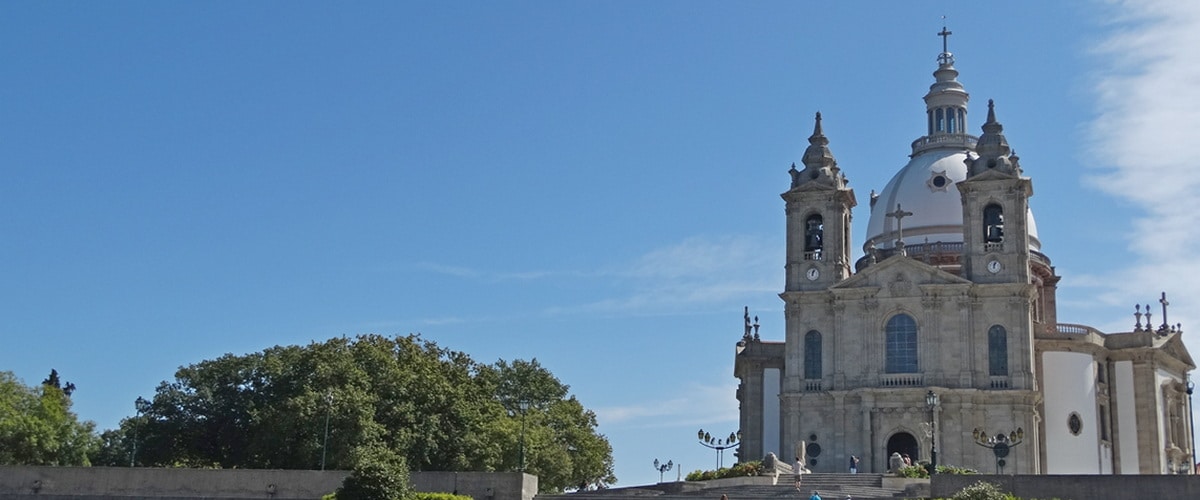 What to visit in Braga> The Sanctuary of Sameiro, in Braga, Portugal