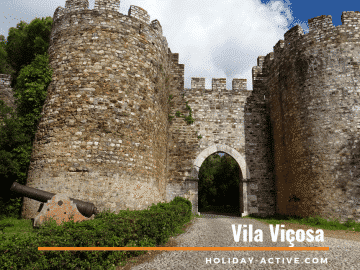 The entrance to the Castle of Vila Viçosa