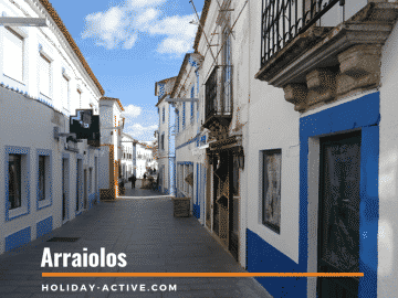 Village of Arraiolos in Portugal
