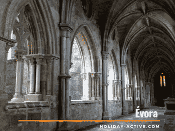 The Evora Cathedral cloister