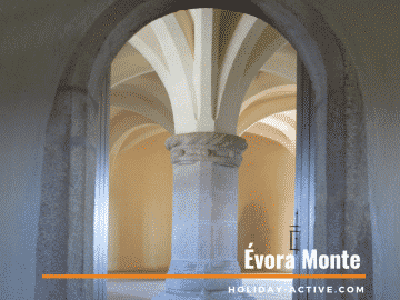 Inside the Evora Monte tower