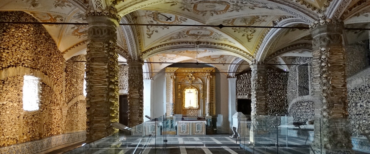 Capela dos ossos no Convento de S Francisco