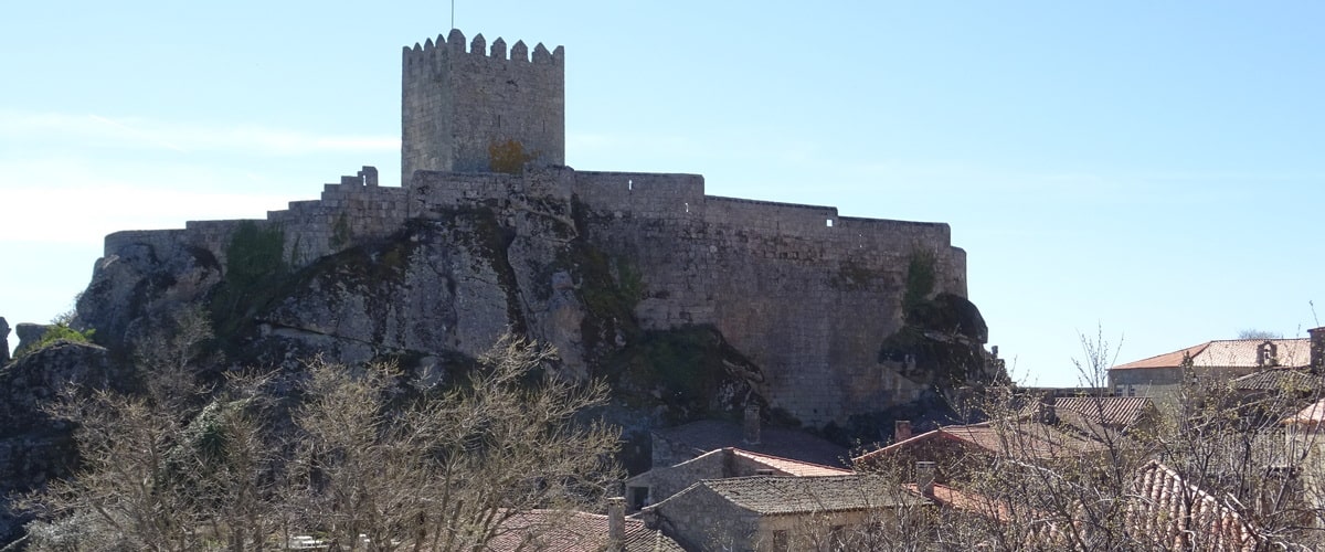 O Castelo de Sortelha em Portugal