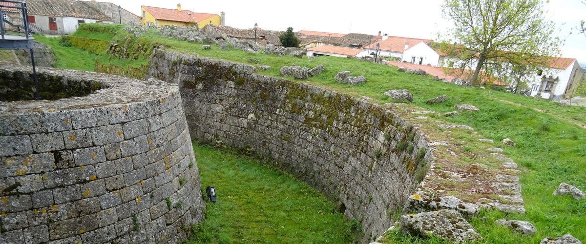Castle Ruins in Almeida, Portugal