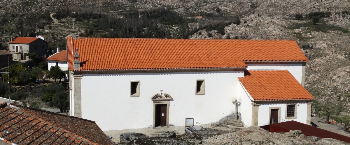 Parish church in Castelo Novo, a historical village in Portugal