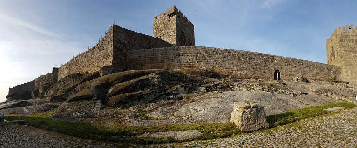 The Castle of Linhares da Beira in Portugal