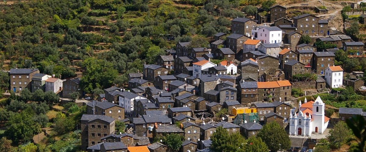 The historical village of Piódão in Portugal