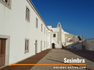 The Fortress of Santiago in Sesimbra Portugal