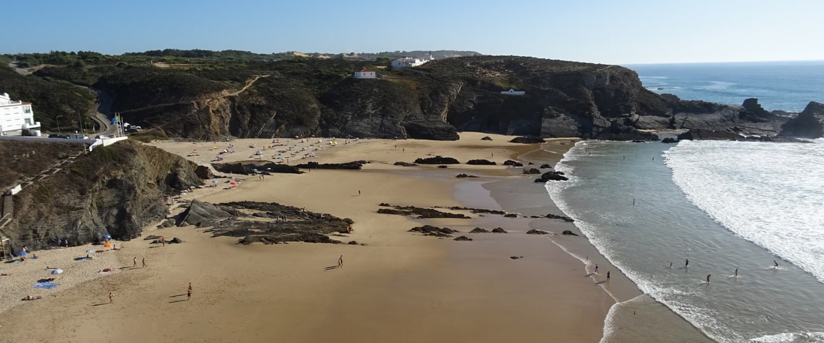 Zambujeira do Mar Beach in Portugal