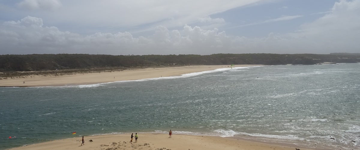 Praia das Furnas em Vila Nova de Milfontes ,eleita a melhor praia fluvial