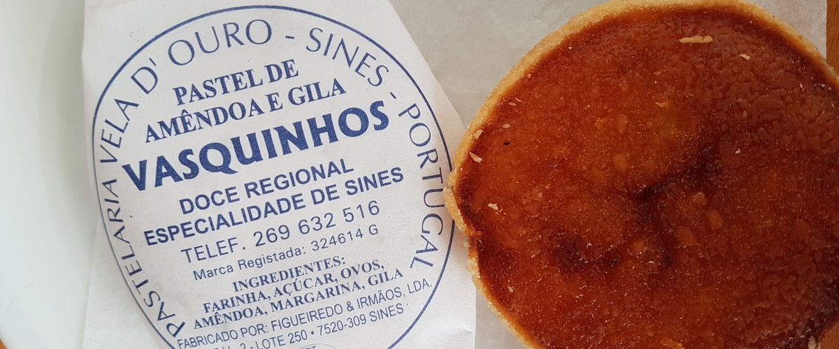 almond-based regional sweet and “O Vasquinho” sold at the cafe