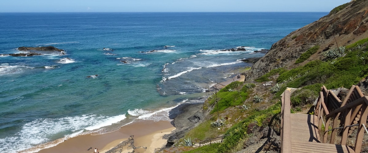 Praia da Carreagem na Costa Vicentina, Alentejo, Portugal