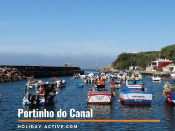 Portinho do Canal, near Vila Nova de Milfontes is a fishing port in the Alentejo Portugal