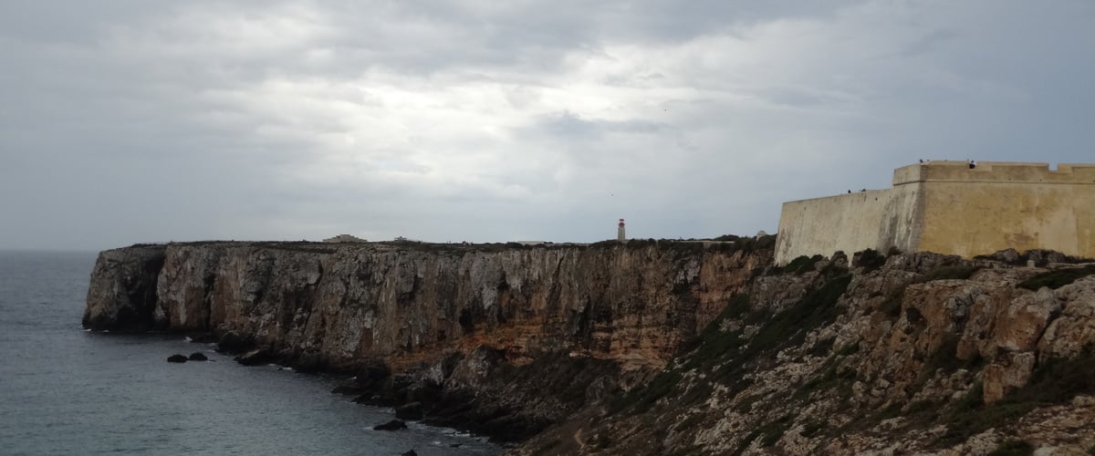 Fortaleza de Sagres em Portugal