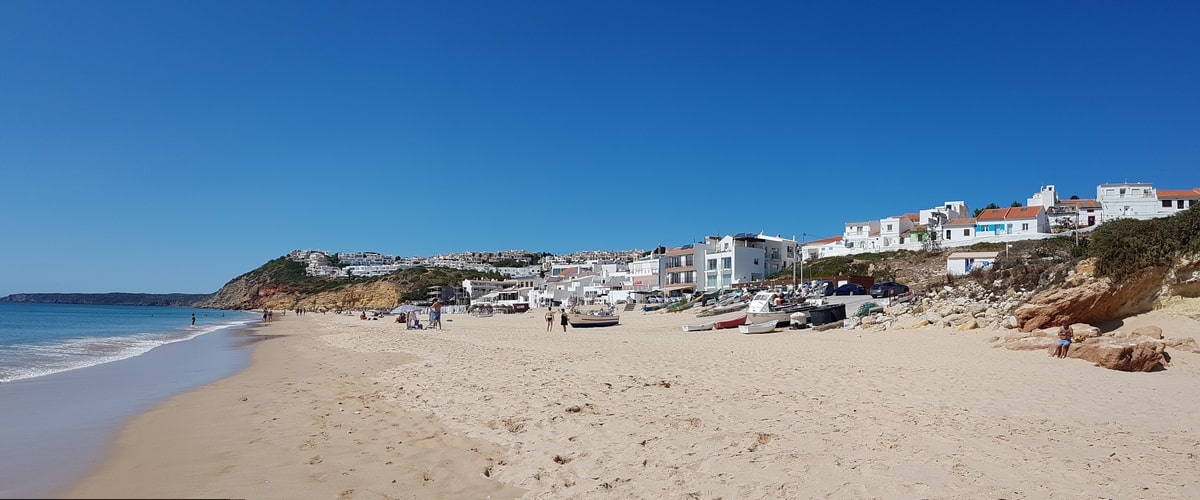 Salema Beach in Sagres